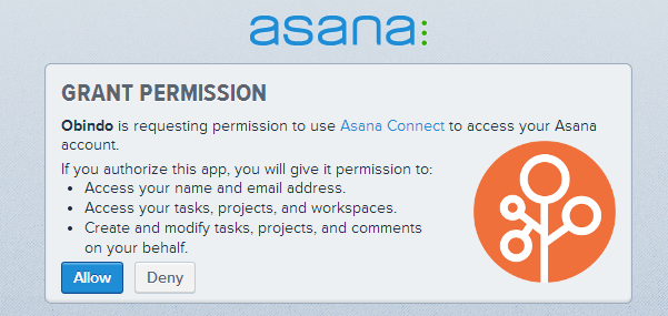connect to asana